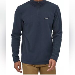 Patagonia Men’s Micro-D Quarter-Zip Fleece Pullover — XL Navy Blue